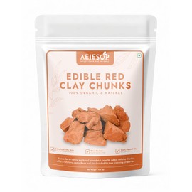AEJESOP Edible Red Clay Chunks, 3.5oz(100g)