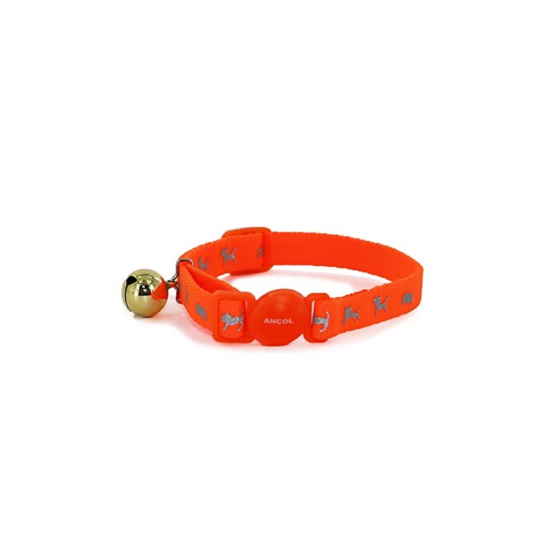 Ancol Hi-Vis Cat Collar Orange