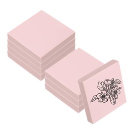 PATIKIL 8Pcs 2X2" Rubber Carving Blocks, Soft Linoleum Art Carving Block Square Crafts Stamp Making for Printmaking Stamps Carving Supplies, Pink