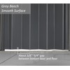 DIYHD 32X80in Interior Folding PVC Accordion Door,Grey,Include Door and Mounting
