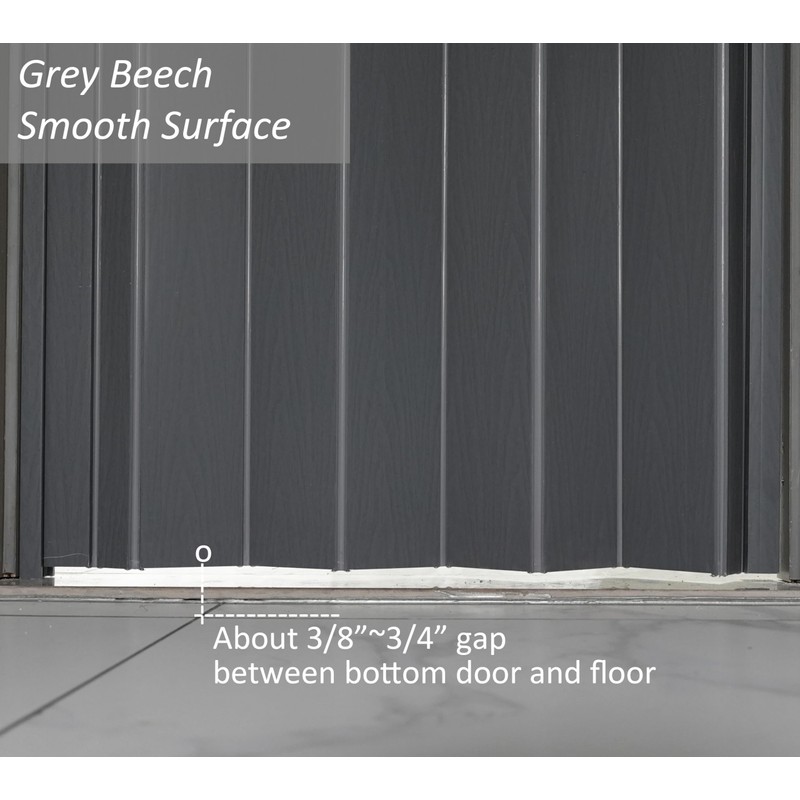 DIYHD 32X80in Interior Folding PVC Accordion Door,Grey,Include Door and Mounting