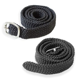 Pferdelinis Spur Straps in Black, Pack of 2 for Spurs, Replacement Strap, Adjustable Size, Perfect Fixation of Riding Spurs