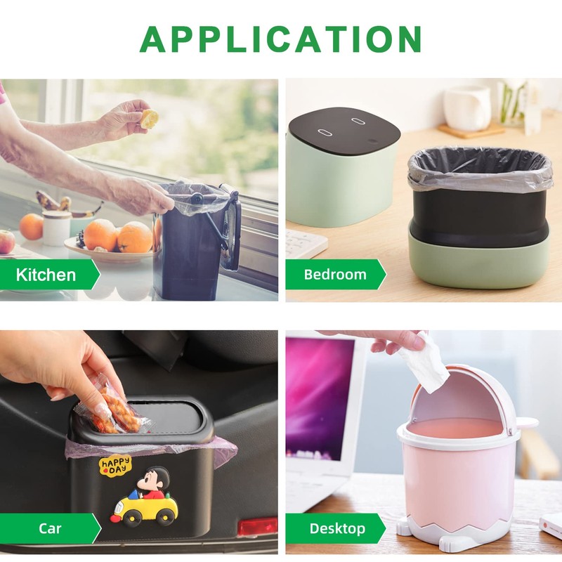 Waikas Small Trash Bags 2.6 Gallon, 110 Counts, 40 *