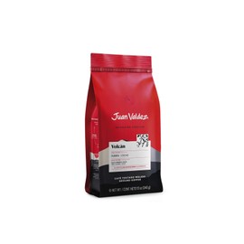 Juan Valdez Volcan Ground Coffee, Dark Roast 12 OZ - Premium Colombian Coffee - For dark roast and espresso lovers, high body, subtle acidity and notes of sweet caramel