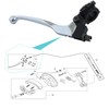 Atunee 22mm Left Brake Lever for Coleman CT200U CT200U-EX BT200X