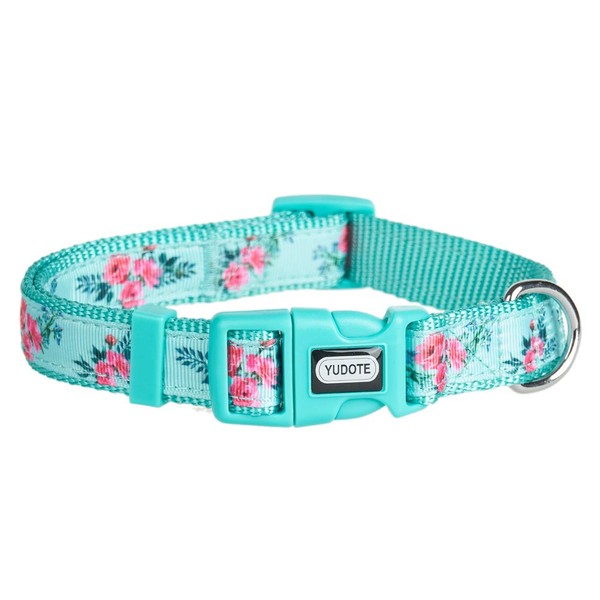 Petiry Nylon Dog Collar Spring Scent Fresh Flower Pattern Printing