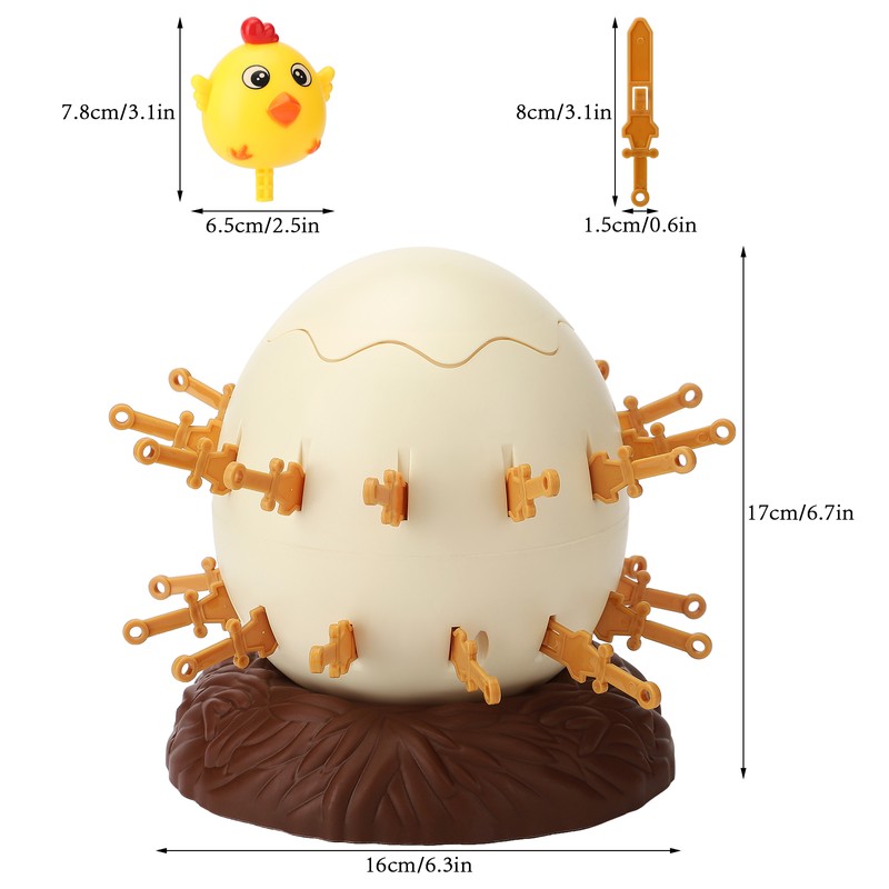 Easter Eggshell Trick Toy Parent Child Interactive Sword Pirate Bucket