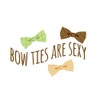 CafePress Bow Ties are Sexy Euro Oval Car Bumper Magnet