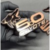 usa Standard COYOTE 5.0 Emblem Badges Bronze On BLACK EDITION