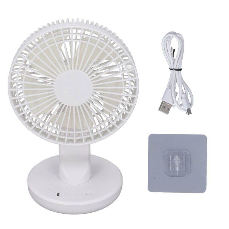 Small Desktop Fan USB Charging Adjustable Wind Speed 30 Degrees