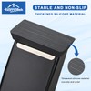 HOMOTEK Kickdown Door Stopper for Bottom of Door, Foldable Door