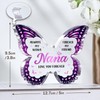 Gleevara Nana Gifts, Nana Christmas Gifts - Butterfly-Shaped Acrylic Plaque