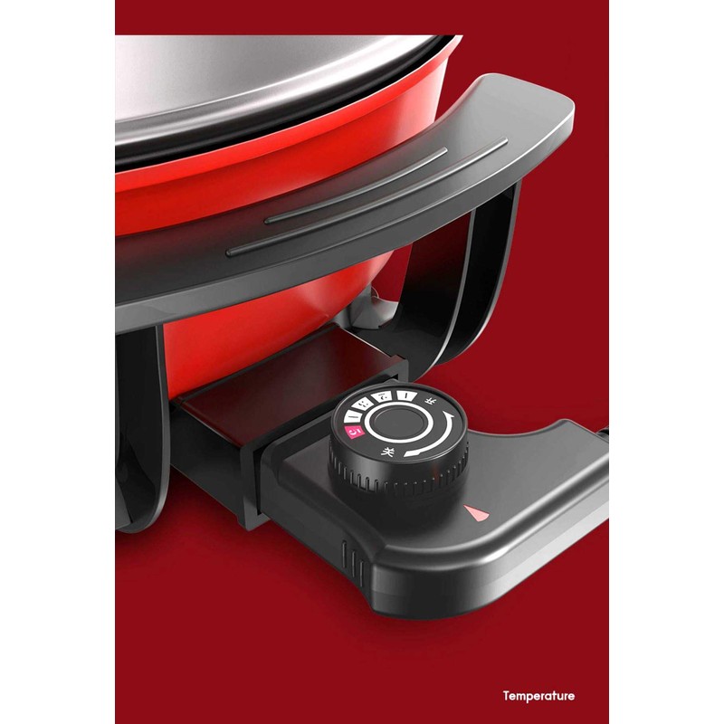 Electric Griddle Skillet Shabu Shabu Hot Pot Nonstick Cooking Frying