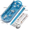 Skater I'm Doraemon TACC2 Children's Trio Set Chopsticks, Spoon, Fork,