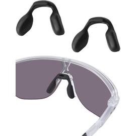 Bowyer 2 Pairs Replacement Nose Pads Compatible with Oakley Corridor OO9428 / Crosslink Fit OX8136M / Actuator OO9250 Sunglass-Black