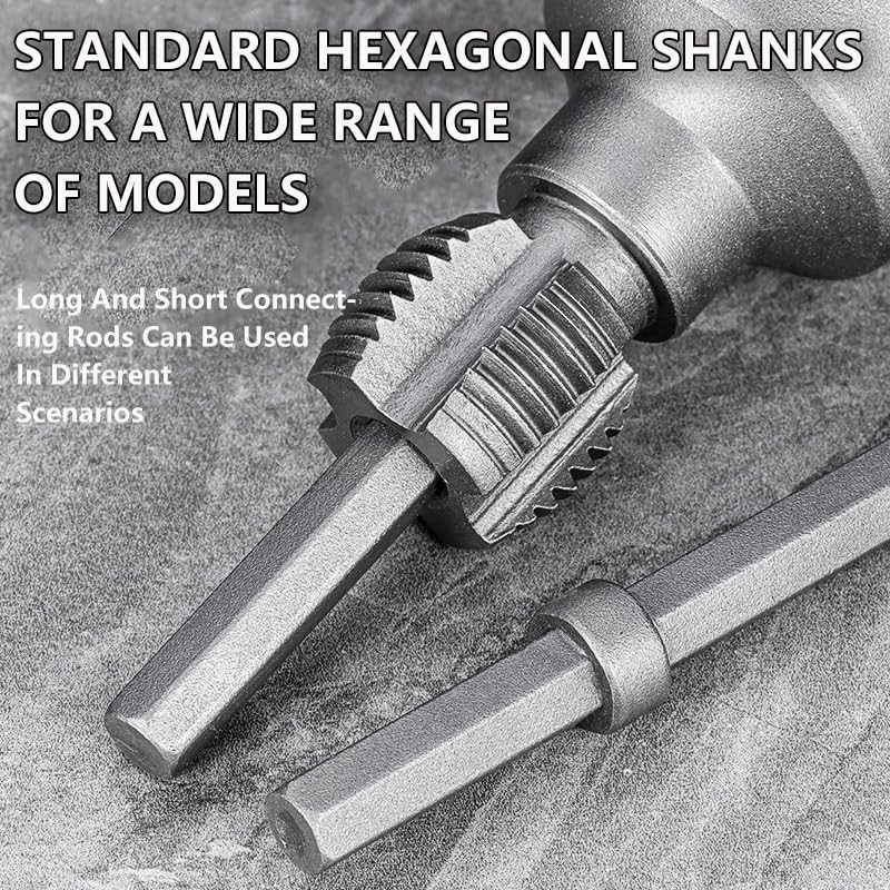 Integrated Internal & External Pipe Threading Tool with 1/2'' &