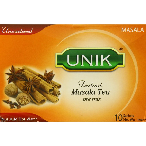 Unik Masala Tea Unsweetened 140 g (5 packs of 10 sachets)