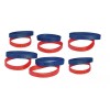 Fun Express Patriotic Rubber Bracelets #35542, 12/pk, repackaged, Assorted Blue