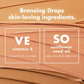 e.l.f. Bronceador Bronzing Drops Copper Gold with Copper Gold Shimmer - Medium to Rich Skin Tones