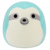 Squishmallows, Aqua The Teal Sloth, 7.5 Inch Stuffed Plush Toy