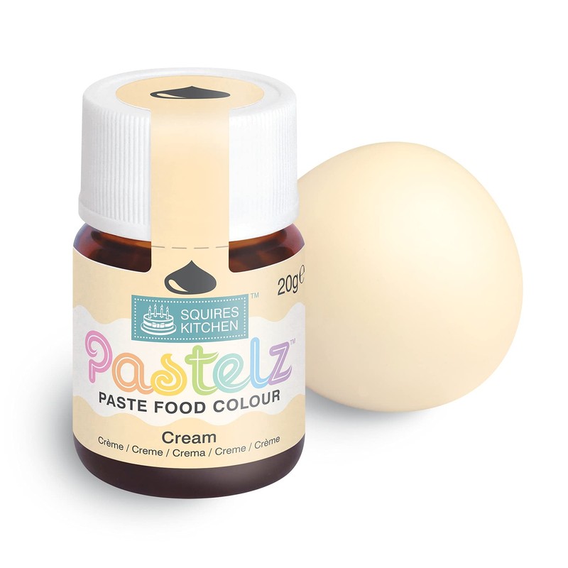 Squires Kitchen PASTELZ Pastel Food Colouring Paste - Cream 20g