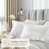 Pure Bedding Satin Pillowcase 2 Pack - King Size (20"x40",