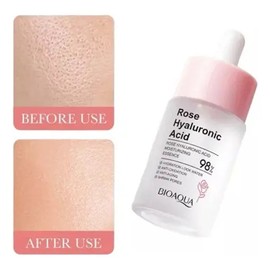 Bioaqua Sérum Facial de Rosas y Ácido Hialurónico, Hidratación Día y Noche
