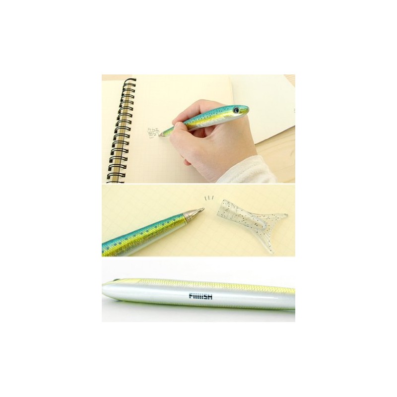 Caps Ballpoint Fish Pen Yellow Tail
