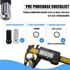 VEXPLO 2 Pieces 7 Spline Lug Nut Key Set, Locking