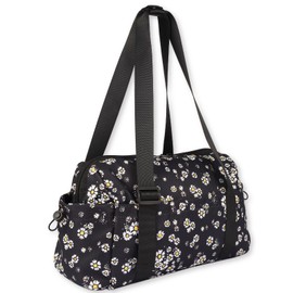 HUA ANGEL Women's Mini Sports Bag Lightweight Multi Pockets Small Waterproof Gym Bag with Adjustable Strap for Swimming Pool Yoga Beach Summer, Daisy