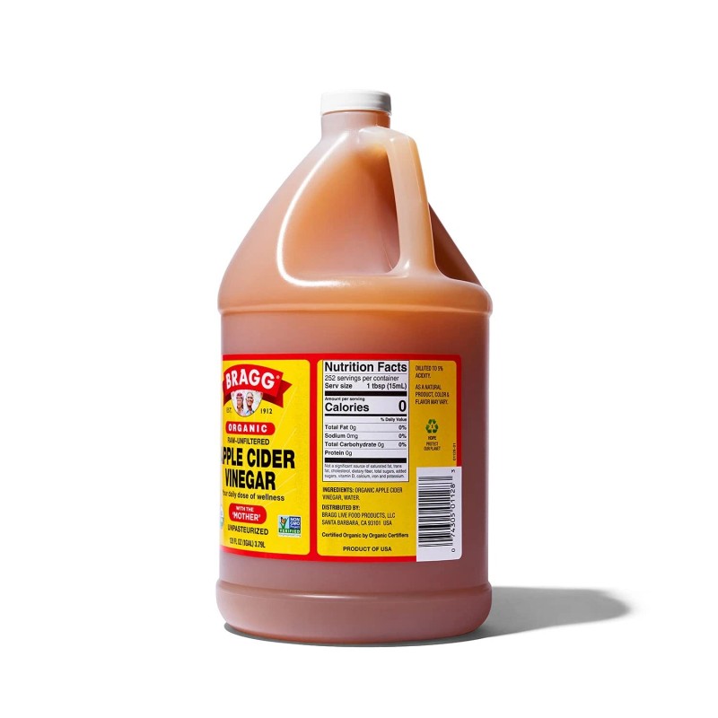 Bragg Organic Apple Cider Vinegar with the Mother, Raw and