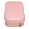 Jewelry Storage Box 3 Color Adjustable Lighting Leather Travel Makeup