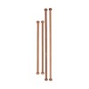 Pack of 4 Hanging Rods, Sandalwood Round Clothes Rail, Wooden