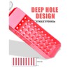 Nail Drill Bits Holder,40-Hole Nail Tool Organizer | Transparent Lid