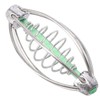 10PCS Stainless Steel Spring Fishing Feeder Bait Cage Holder Tackle