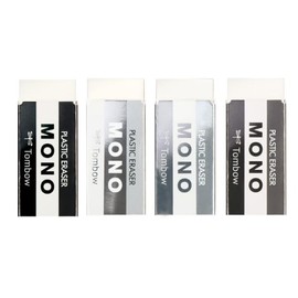 Tombow Grayscale Series Eraser "Mono" PE-04A Set of 4