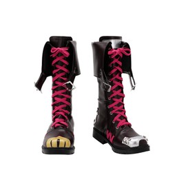 Roeutoo Anime Cosplay Costume Boots Adult Women Steampunk Shoes Accessories Outfit