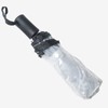 Yanen Full Automatic Folding Transparent Clear Auto Open Travel Umbrella