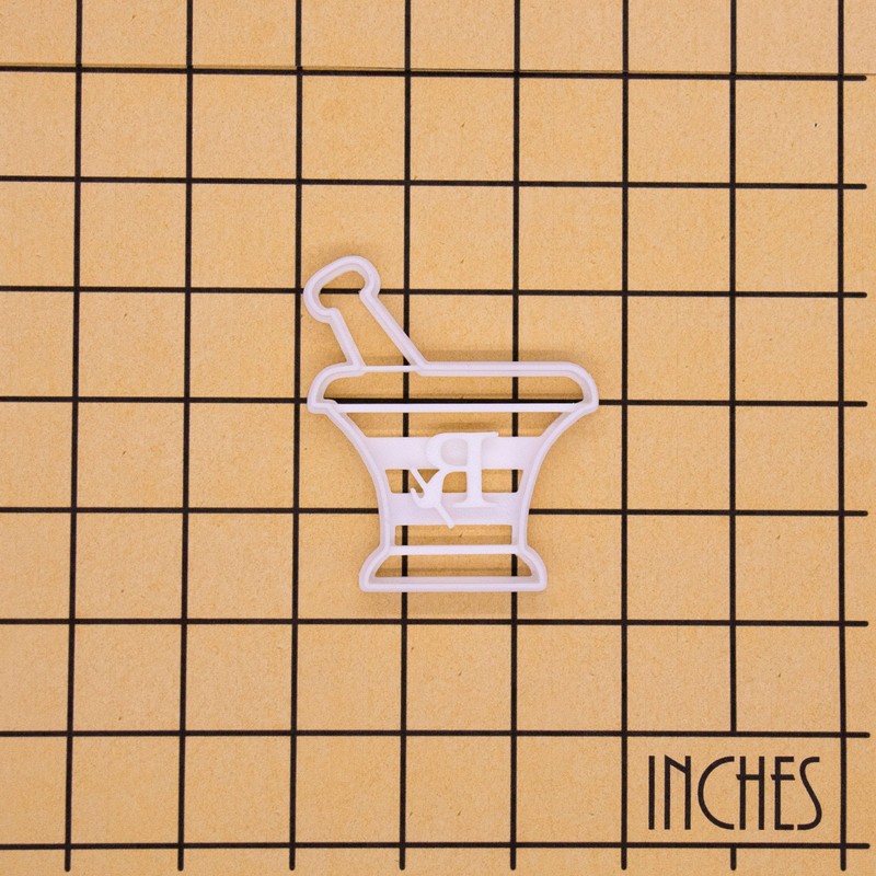 Mortar and Pestle Cookie Cutter 1 Piece Bakerlogy