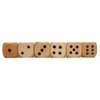WE Games Wooden Dice Set with Rounded Corners - Pack