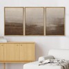 SIGNWIN Framed Canvas Print Wall Art Abstract Hazy Landscape Modern