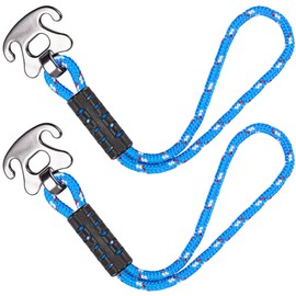 BeneLabel Tow Rope Quick Connector for Tubing with Stainless Steel Connector, Water Sport Towable Connector 18", 2 Pack