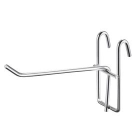 sourcing map Grid Wall Hooks Store Garage Storage Wall Organizers 4 Inch Silver, Pack of 12