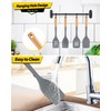 Pack of 4 Silicone Kitchen Utensils Set, Non Stick Solid
