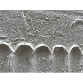 NANKAI Art 24x48 Inchs White Minimalist Art Oil Painting Hand Painted Thick Texture Abstract Painting Home Wall Decorative Art