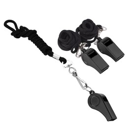 BESPORTBLE 3pcs Soccer Referee Whistles Police Boys and Girls Safety Whistles for Sports Emergencies