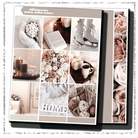 Life Planner Sticker Kit, Winter Comforts, over 150 stickers on premium matte