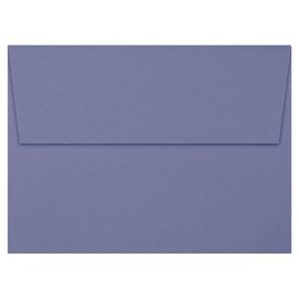 JAM PAPER Sobres de invitación A7 Premium con cierre de despegar y sellar, 5 1/4 x 7 1/4 - morado oscuro, 50 unidades