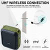 18W Wireless Bluetooth Waterproof Voice Amplifier Portable Headset Microphone with