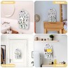 Jeesblsy Wall Mounted Storage Bag, Fabric Storage Bedside Table Door